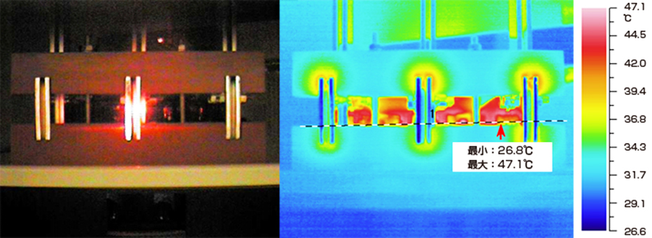 熱画像測定結果写真